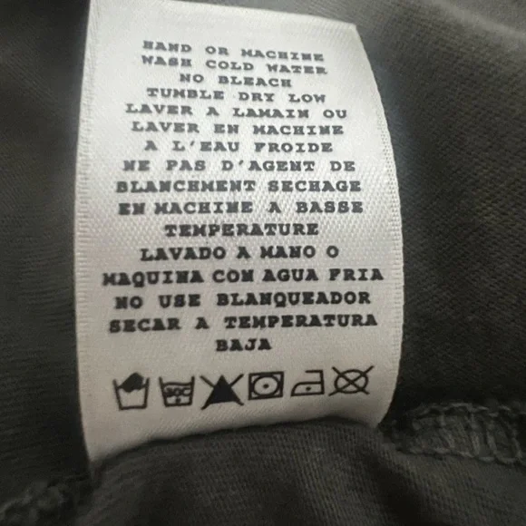 Groceries Apparel Olive Green Cotton Tank Top L - Picture 5 of 5